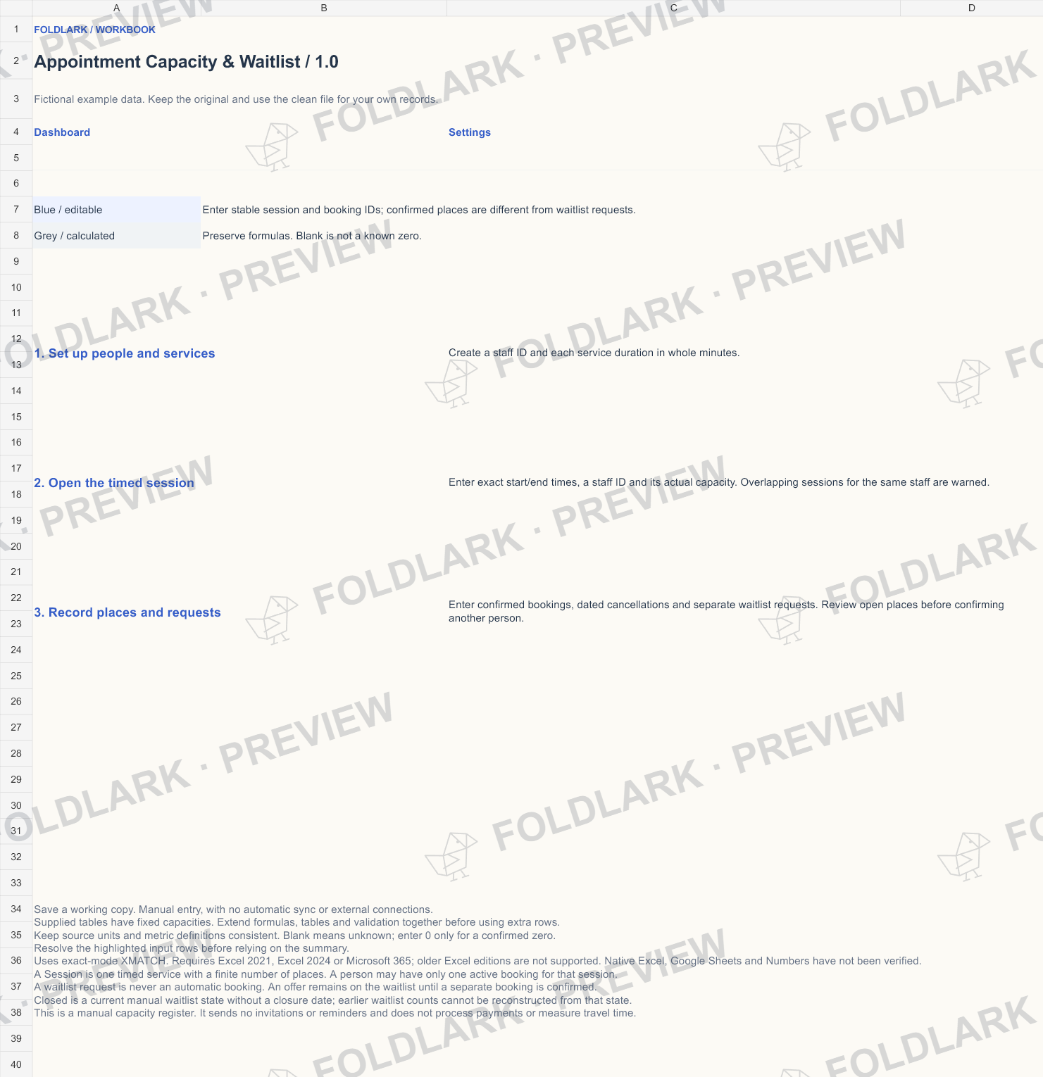 Start: actual marked preview