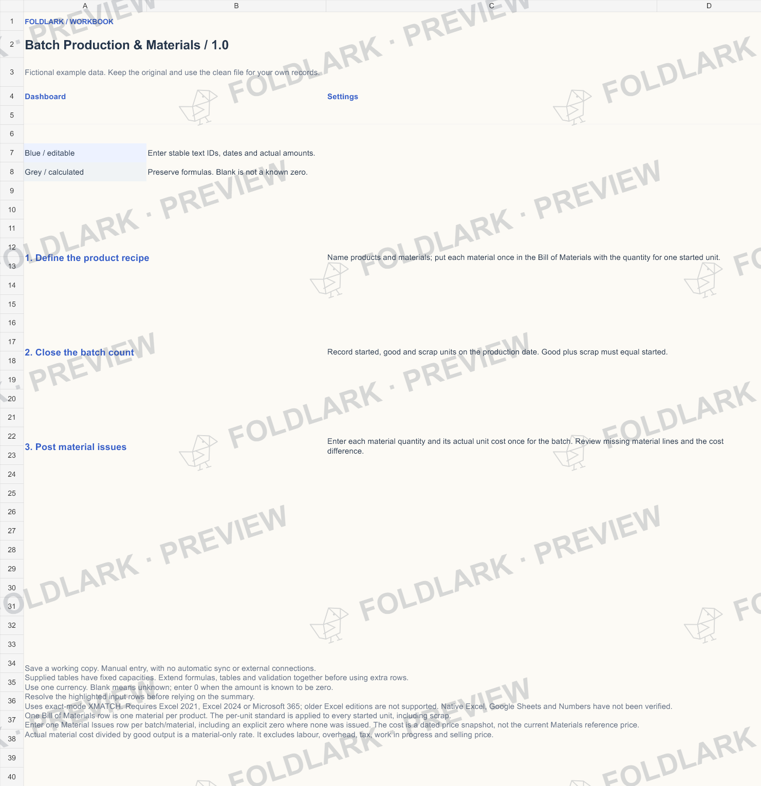 Start: actual marked preview