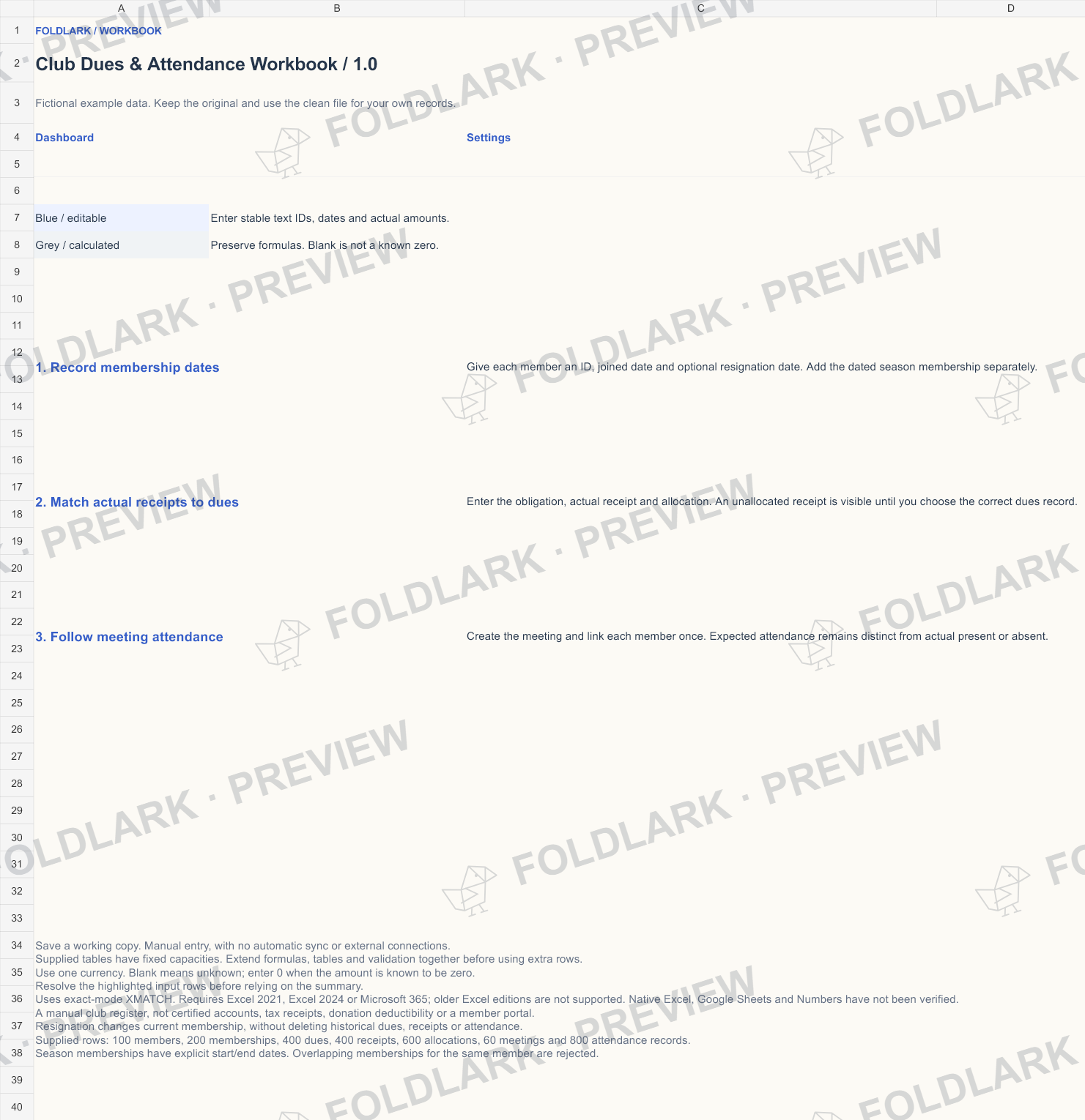 Start: actual marked preview