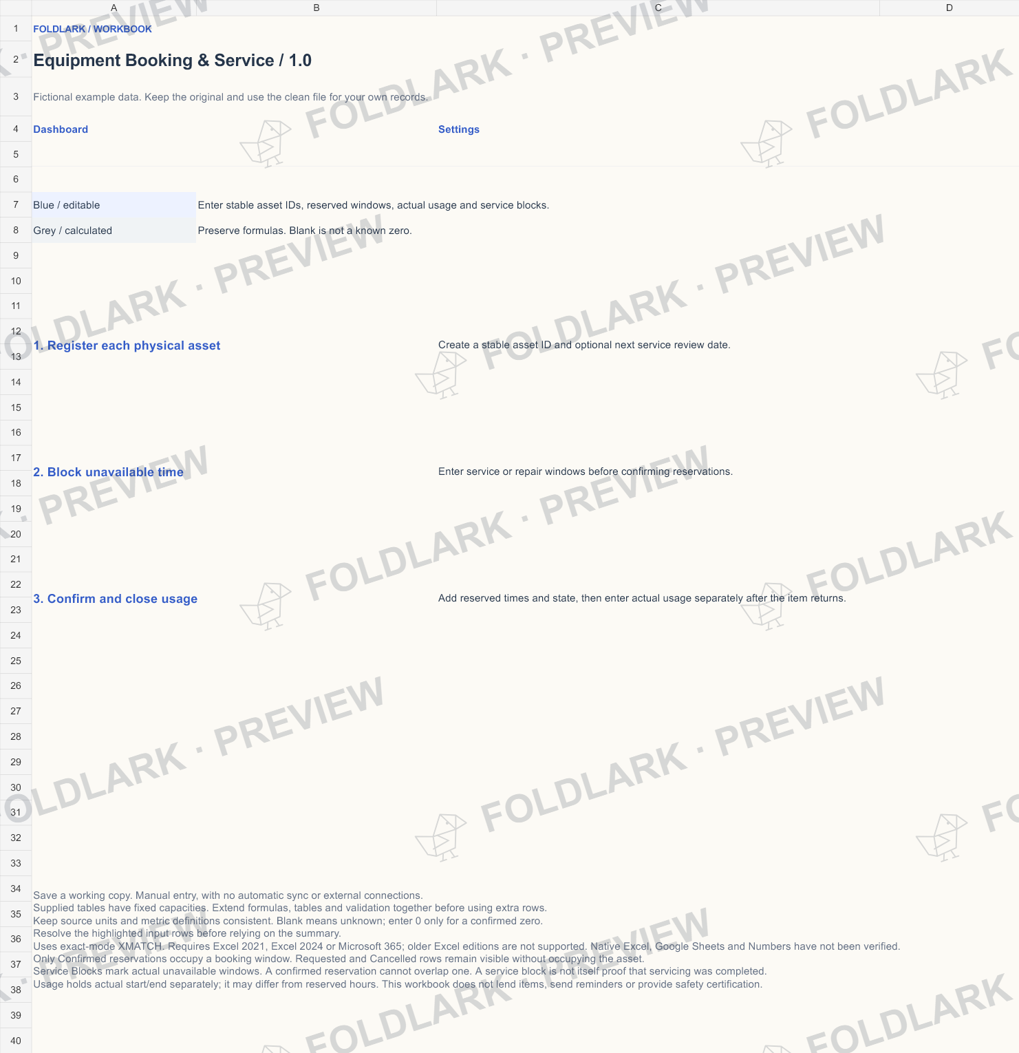 Start: actual marked preview