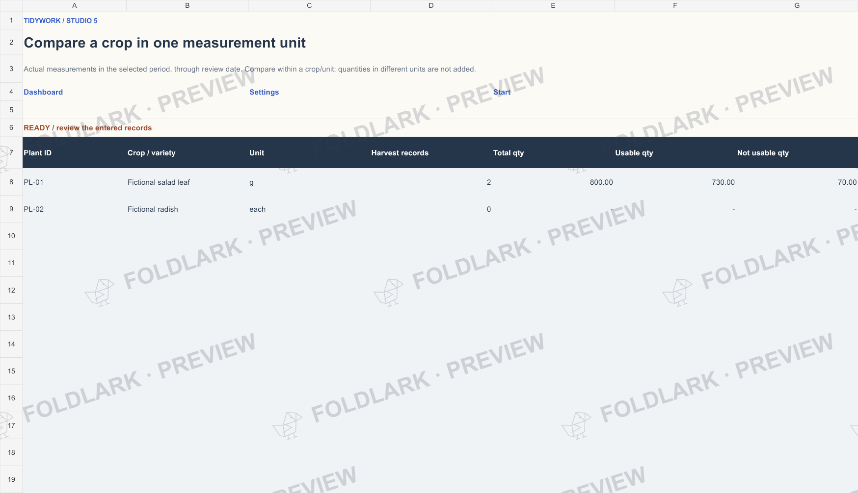 Crop Review: actual marked preview
