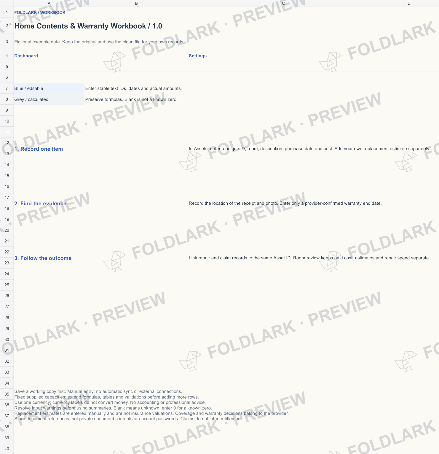 Start: actual marked preview