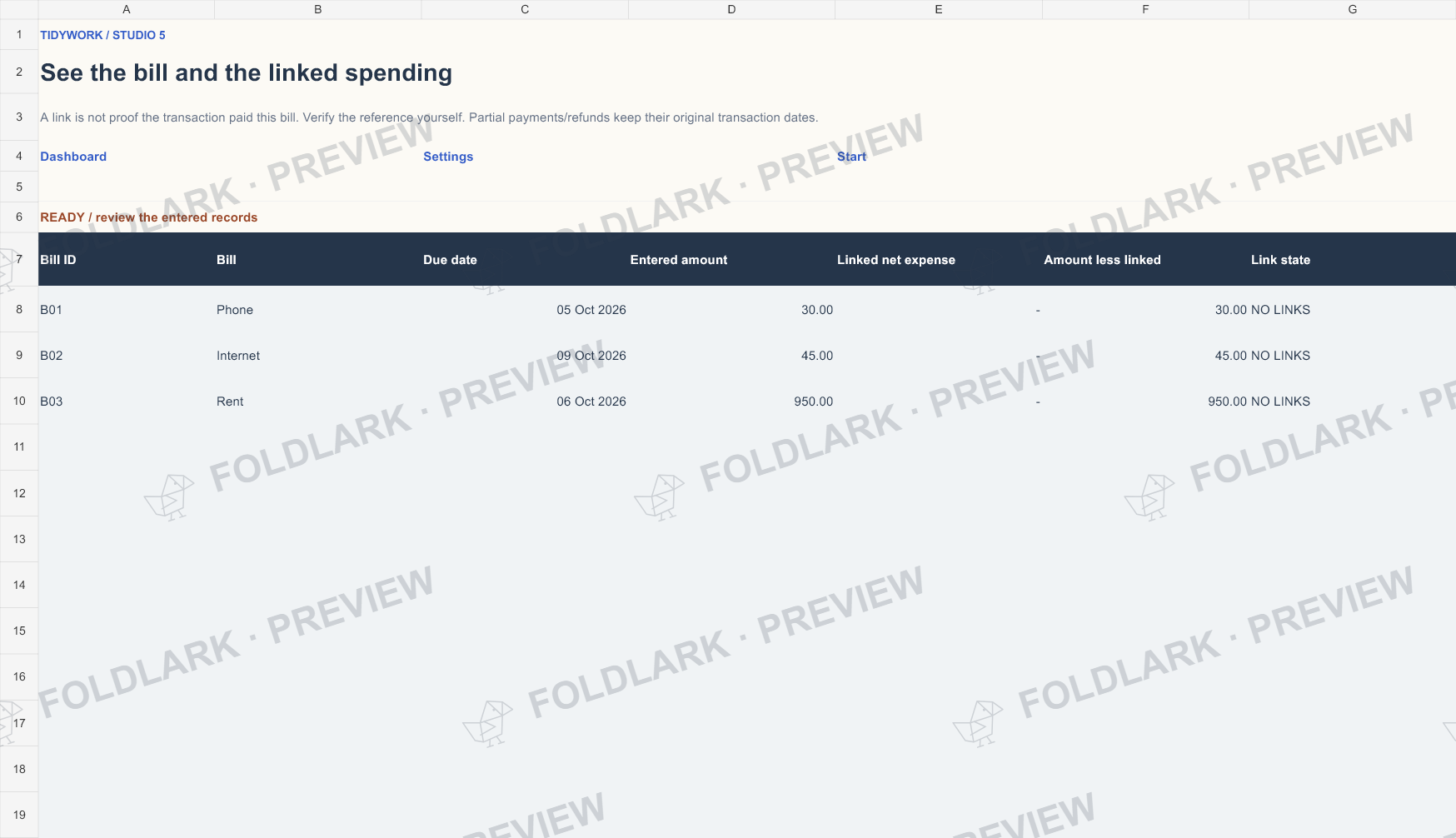 Bill Review: actual marked preview
