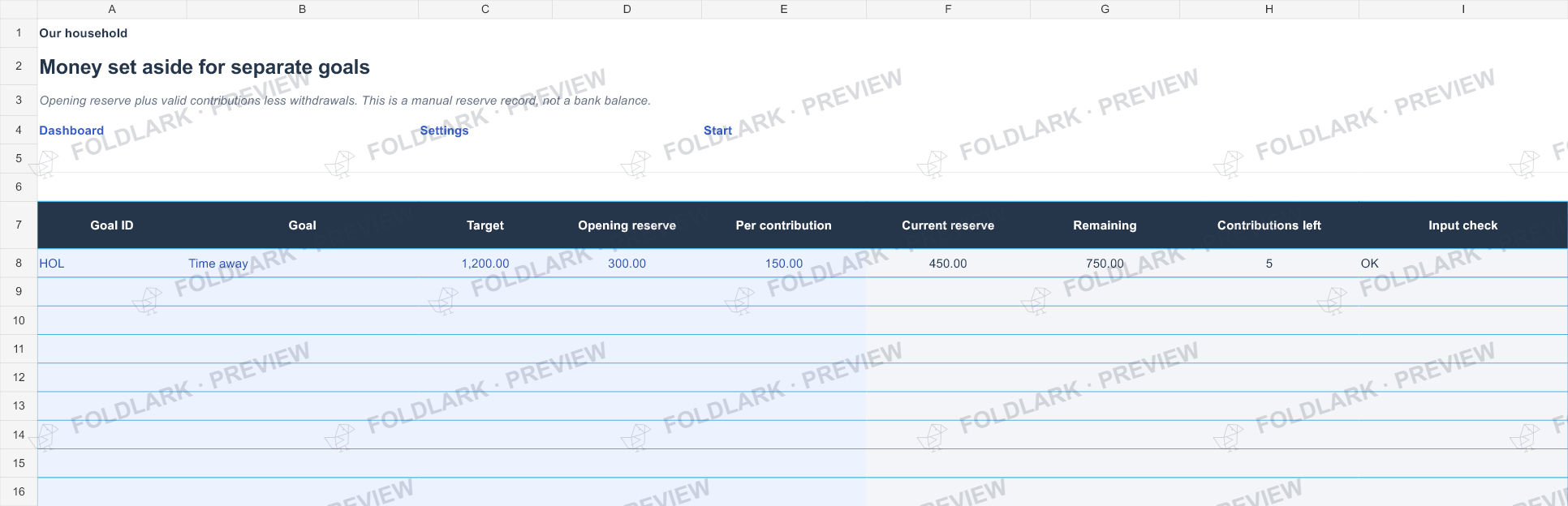 Goals: actual marked preview