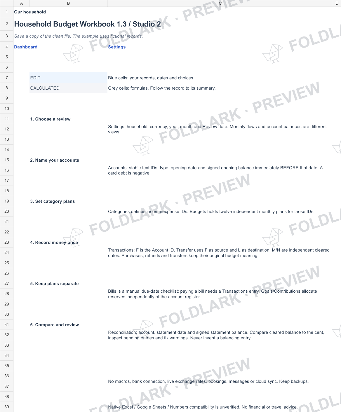 Start: actual marked preview