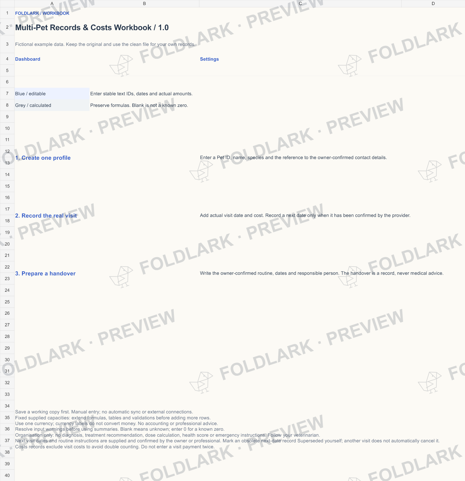 Start: actual marked preview