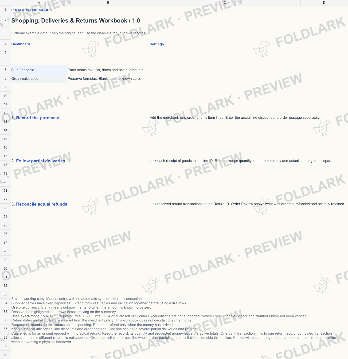 Start: actual marked preview