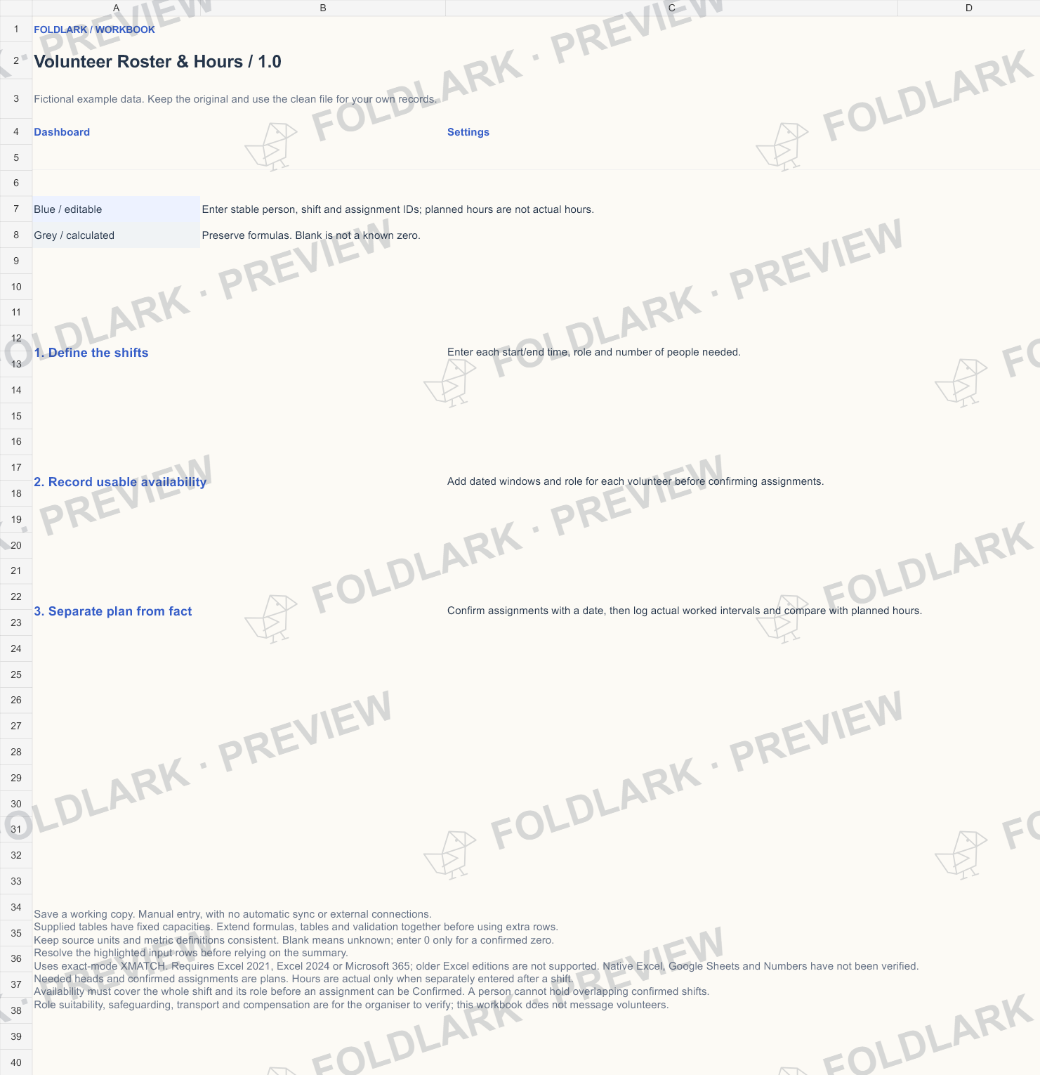 Start: actual marked preview