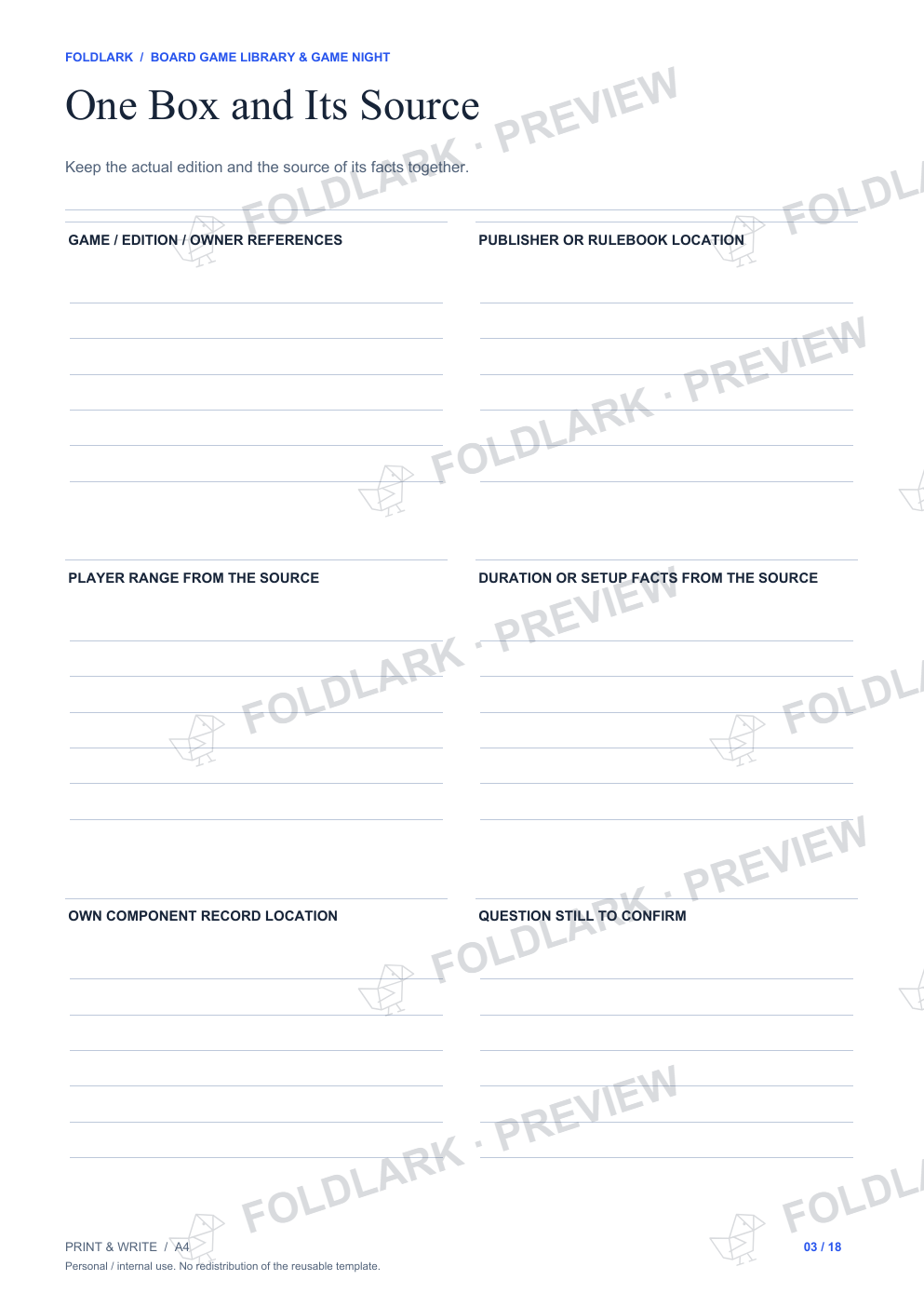 One Box and Its Source: actual marked preview
