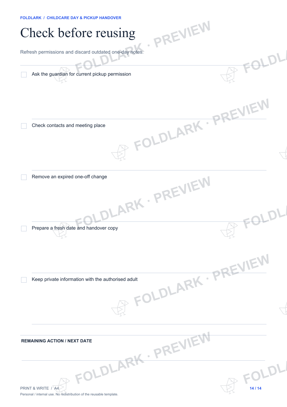 Check before reusing: actual marked preview