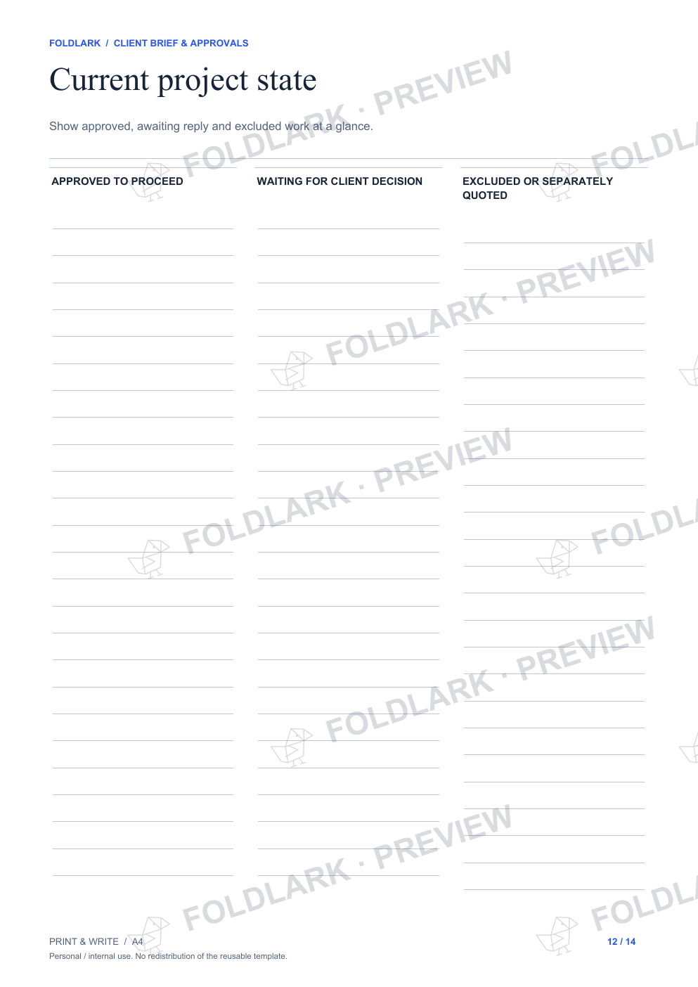 Current project state: actual marked preview