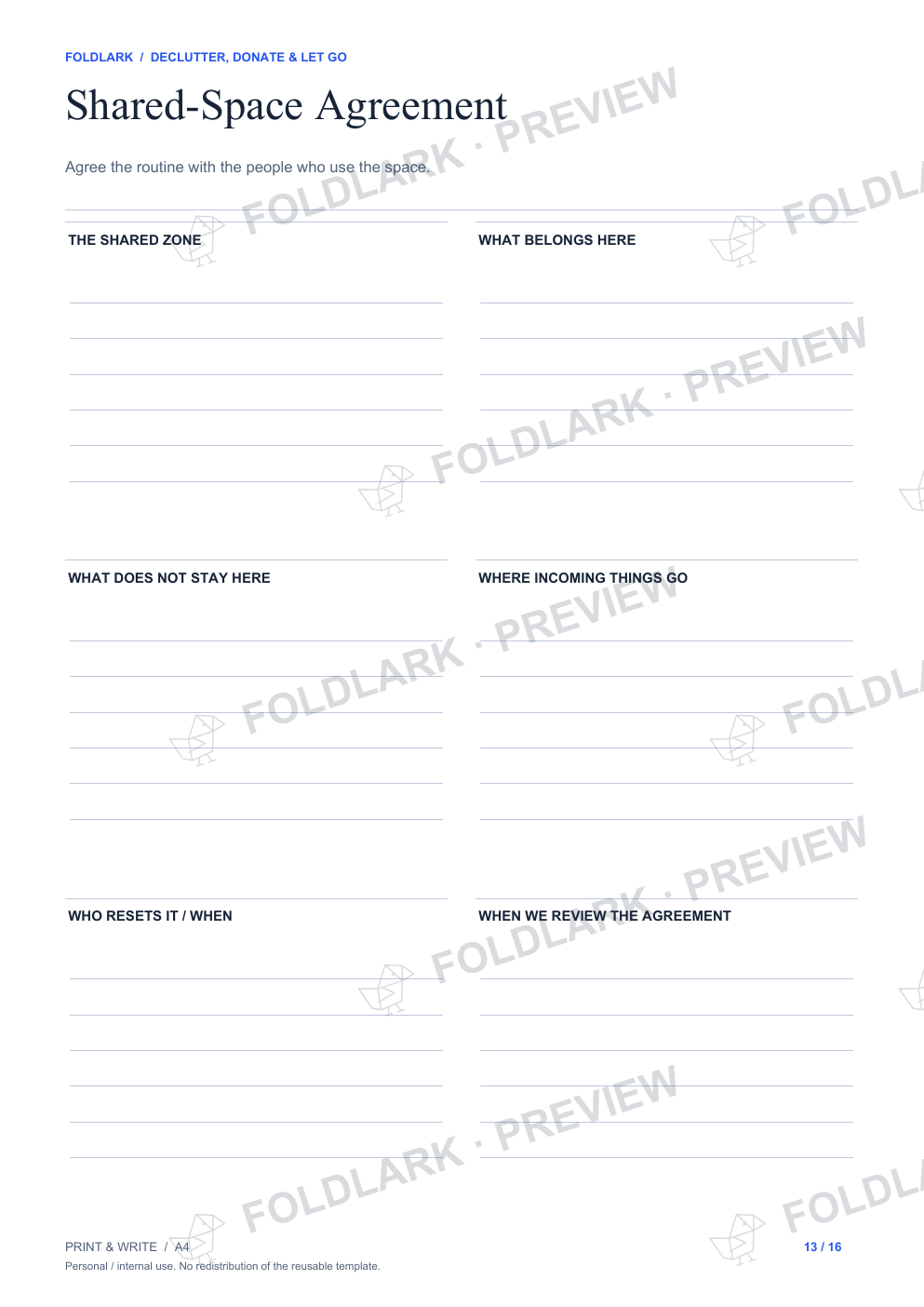 Shared-Space Agreement: actual marked preview