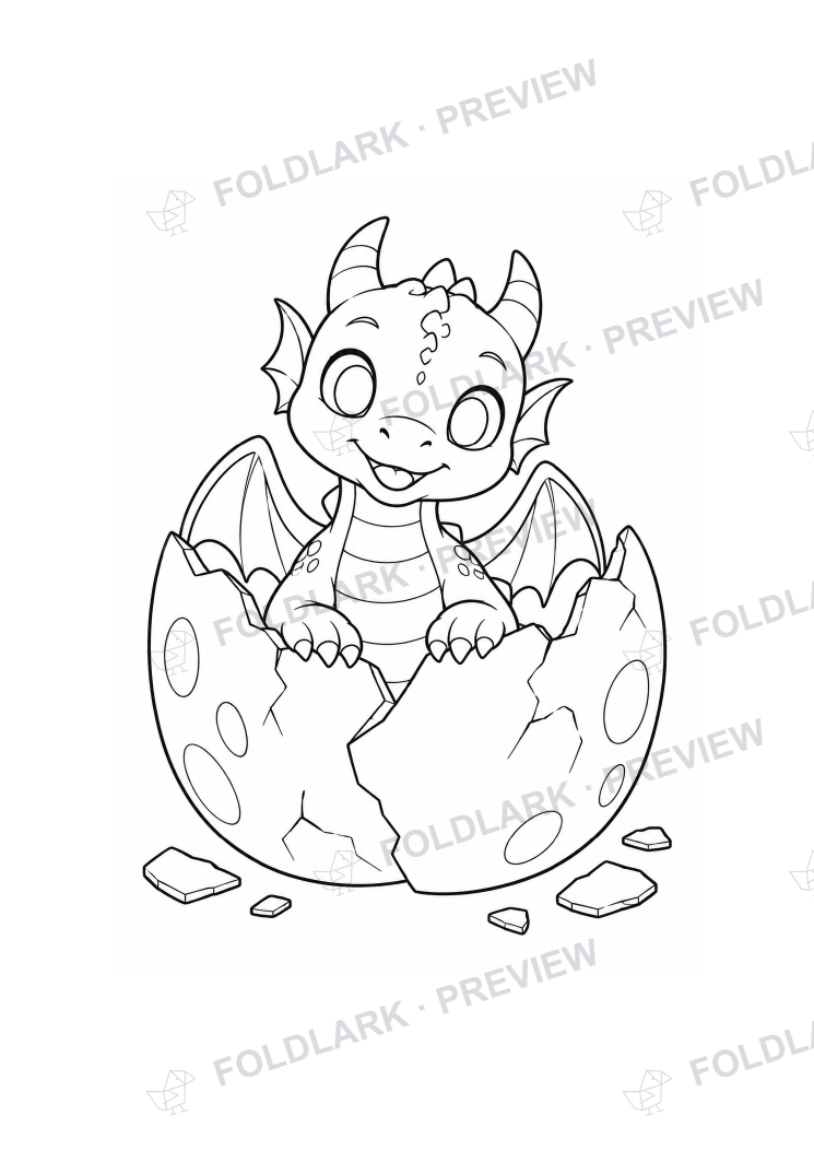 The First Egg Crack — actual protected outline preview