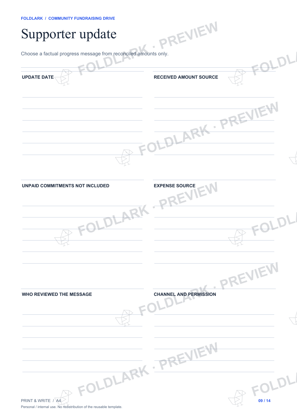 Supporter update: actual marked preview
