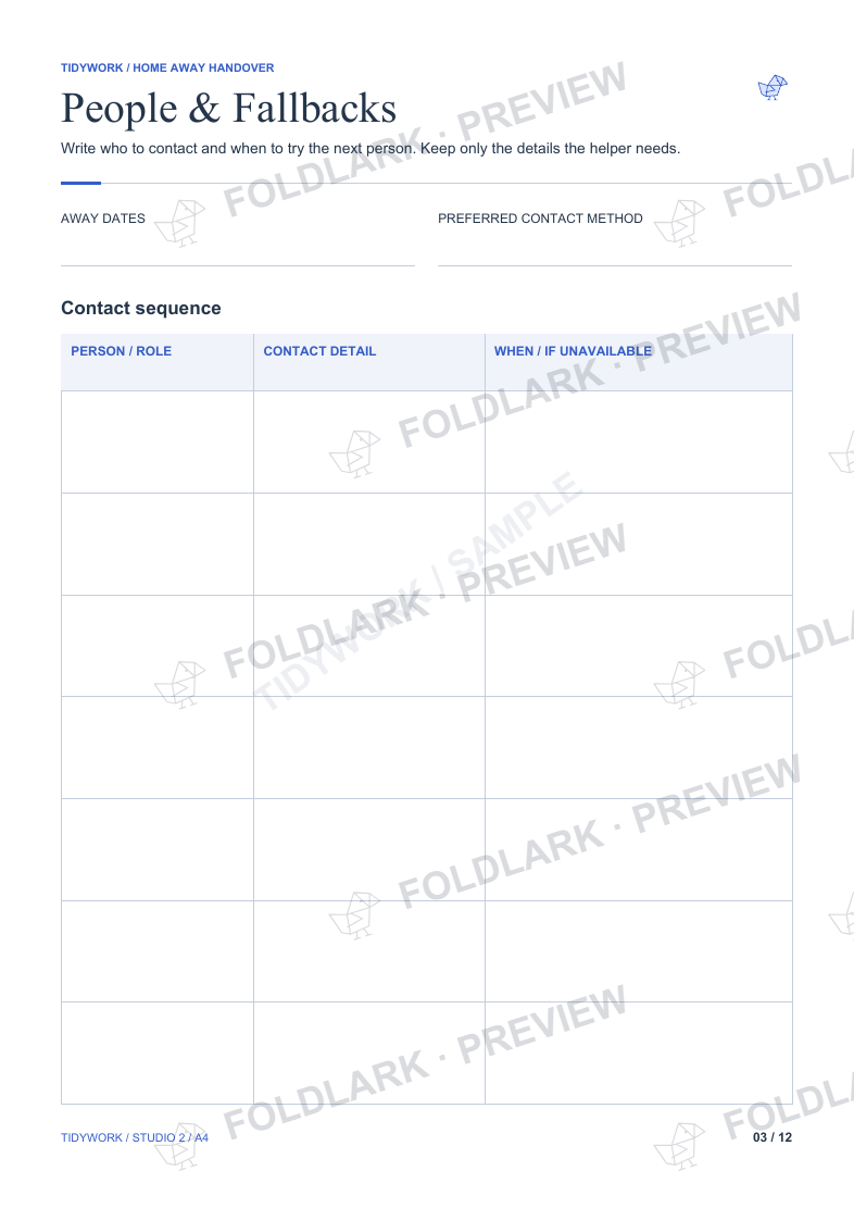 People & Fallbacks: actual marked preview