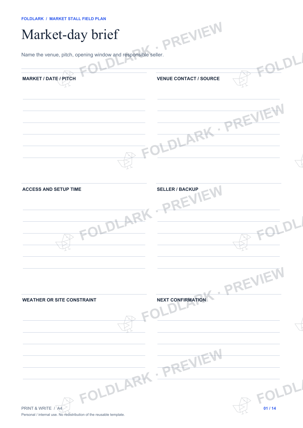 Market-day brief: actual marked preview
