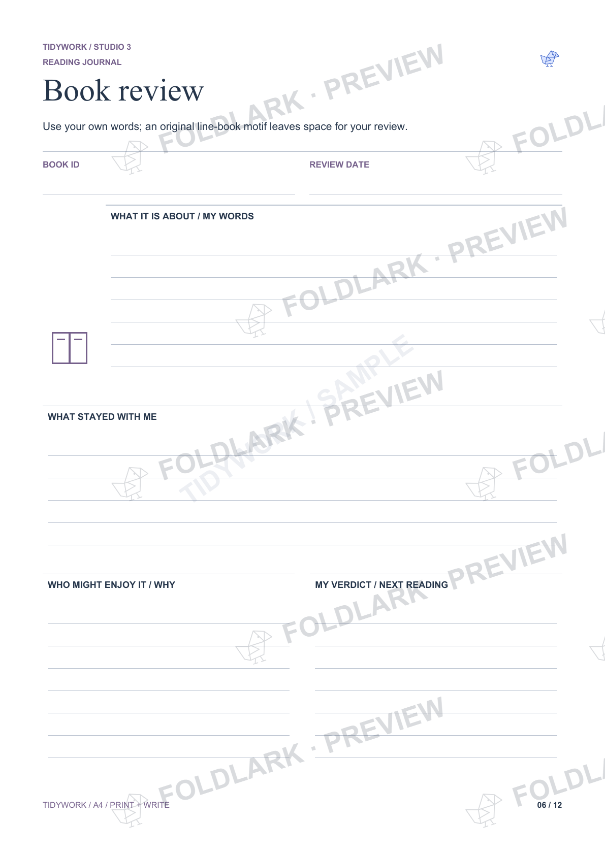 Book review: actual marked preview